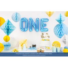 Ballon Aluminium Lettre Bleue 2