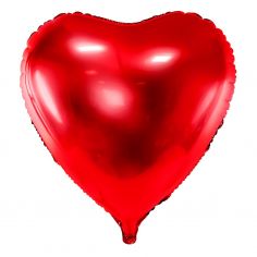 Ballon Aluminium Géant Coeur Rouge