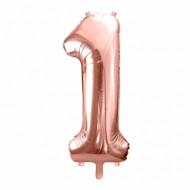 Ballon Aluminium Chiffre Rose Gold 86 cm