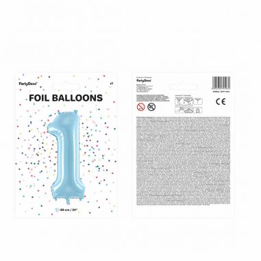 Ballon Aluminium Bleu 1 86 cm