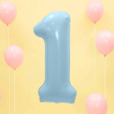 Ballon Aluminium Bleu 1 86 cm