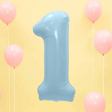 Ballon Aluminium Bleu 1 86 cm