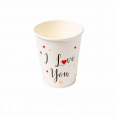 Gobelet I Love You - Lot de 8