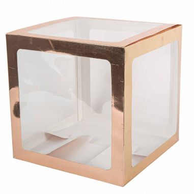 Cube Transparent & Rose Gold - Lot de 3