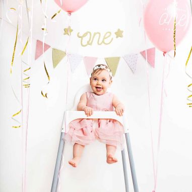 Guirlande Fanion 1st Birthday Fille