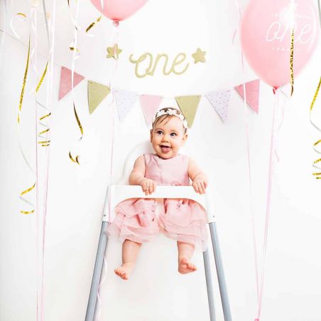 Guirlande Fanion 1st Birthday Fille