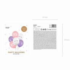 Ballons Baudruche Licorne - Lot de 6 2