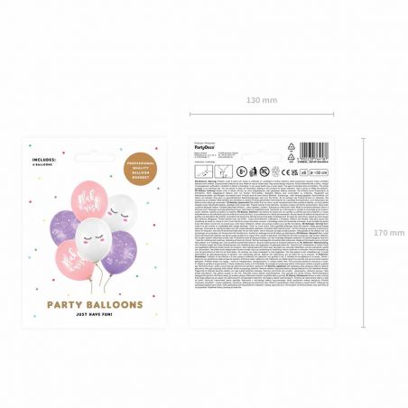 Ballons Licorne - Lot de 6