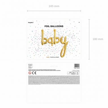 Guirlande Ballons Aluminium Baby Argentés