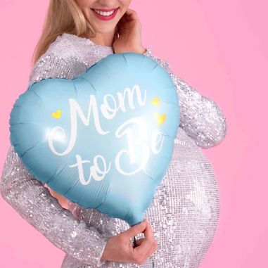 Ballon Aluminium Mom to Be Bleu Ballon Aluminium Mom to Be Bleu