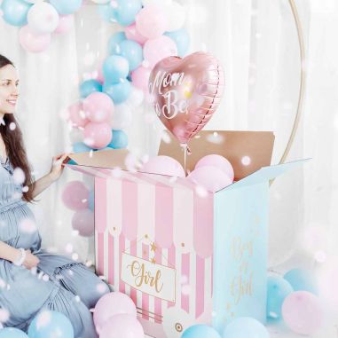 Ballon Aluminium Mom to Be Rose