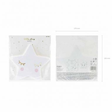 Serviette Forme Etoile - Lot de 20