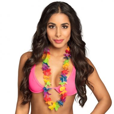 Collier Multicolore fête hawai