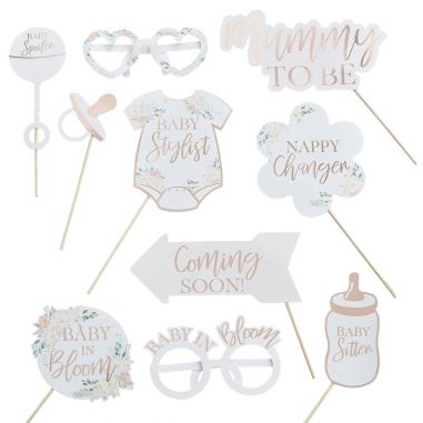 Kit Photobooth Floral Baby Shower Kit Photobooth Floral Baby Shower