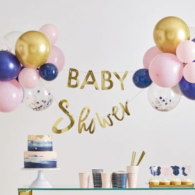 Sachet de 6 Ballons Baby Shower Fille ou Garçon - Jour de Fête