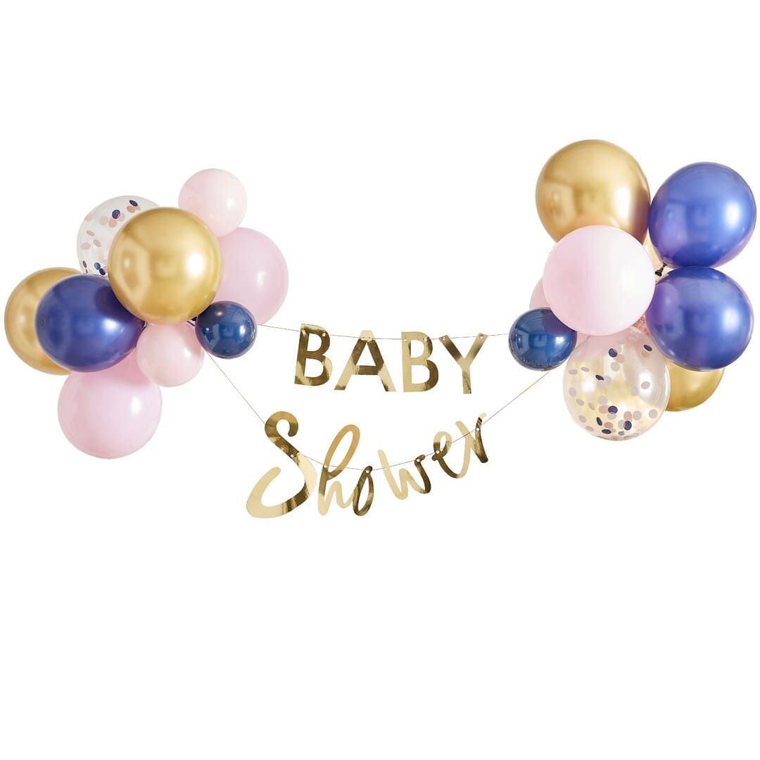 Ballon noeud Papillon rose 109cm : Ballons pour Baby Shower sur