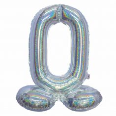 Ballon Aluminium Argenté 86 cm Debout
