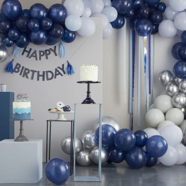 Ballons Bleus pour Stand Mosaïque