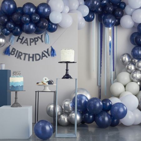 Ballons Bleus pour Stand Mosaïque