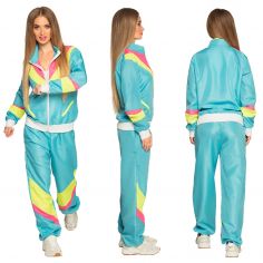 Survêtement Rétro Bleu Femme 2