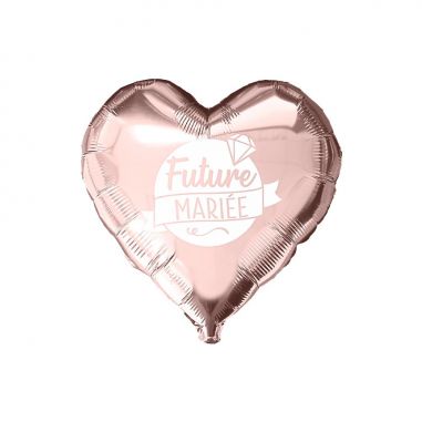 Ballon Aluminium Coeur Future Mariée