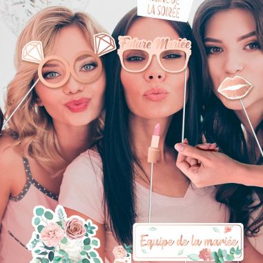 Kit Photobooth EVJF Rose Gold