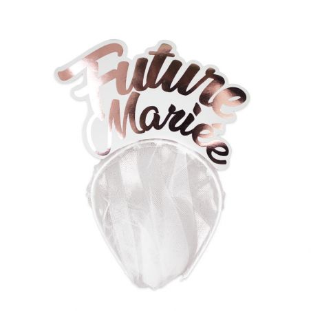 Serre Tête EVJF Future Mariée Rose Gold