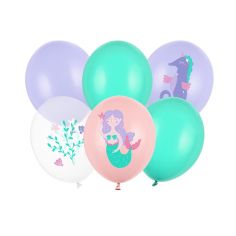 Lot de 6 ballons sirène