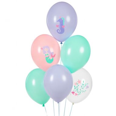Ballon Sirène - Lot de 6