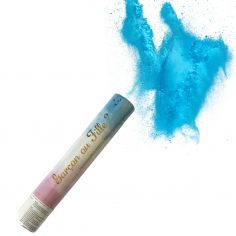Canon à confettis Géant Gender Reveal Bleu : Canons à confettis 60