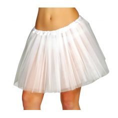 tutu fluo en résille blanc