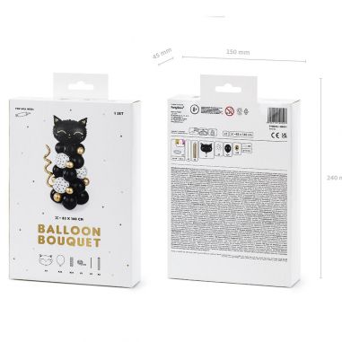 Kit Ballons Chat Halloween