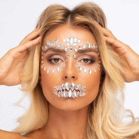 Face Jewels Sugar Skull