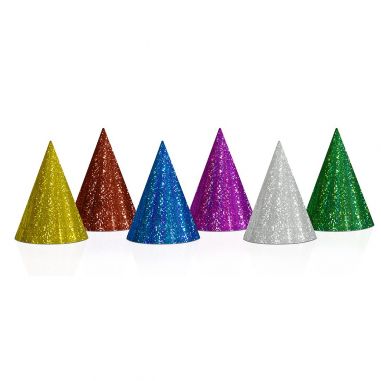 Chapeau Pointu Holographique - Lot de 20