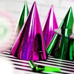 Chapeau Pointu Holographique - Lot de 20 2