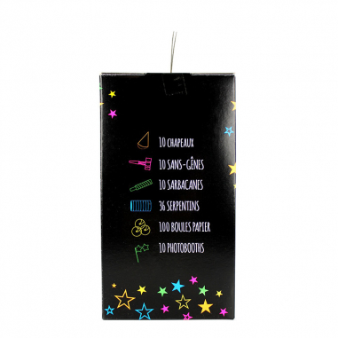 Kit Cotillons Fluo 10 Personnes