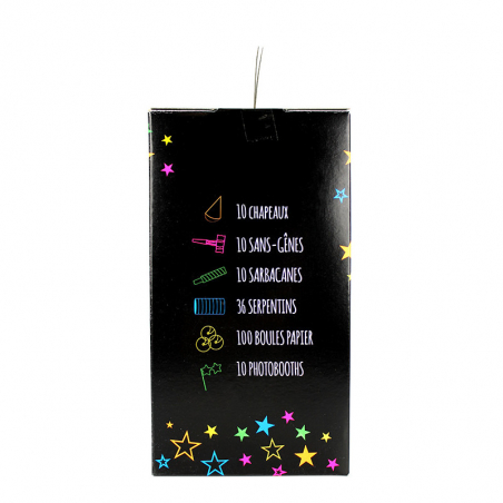 Kit Cotillons Fluo 10 Personnes