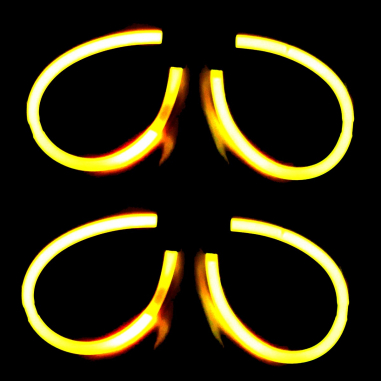 Lunettes d'aviateur fluorescente