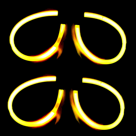 Lunettes d'aviateur fluorescente