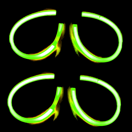 Lunettes d'aviateur fluorescente
