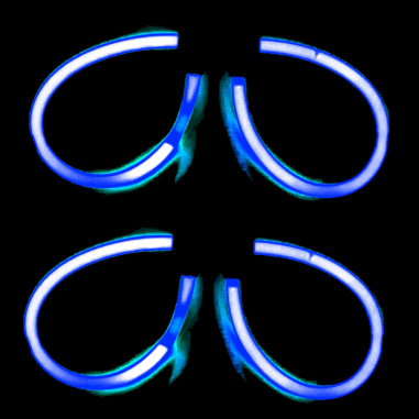 Lunettes d'aviateur fluorescente