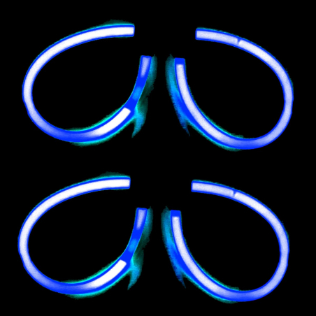 Lunettes d'aviateur fluorescente