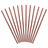 Pailles Rose Gold - Lot de 12