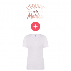 Pack T-Shirt + Stickers Transfert Equipe de la Mariée