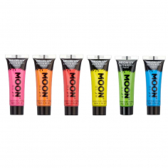 Peinture Fluo Corps et Visage - Lot de 6