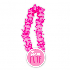 Collier Fleurs Team EVJF