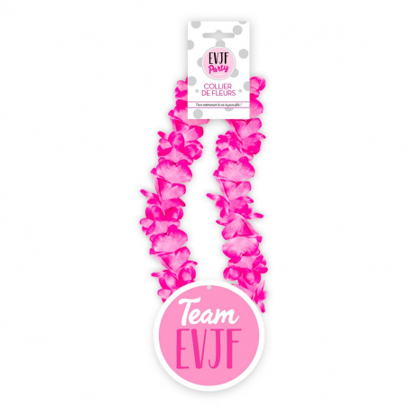 Collier Fleurs Team EVJF