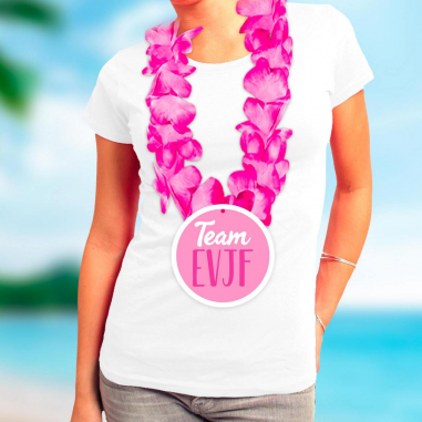 Collier Fleurs Team EVJF