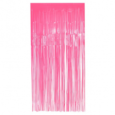 Rideau de Fête Rose Fluo