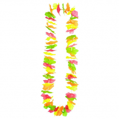 Collier Fluo Hawai Multicolore